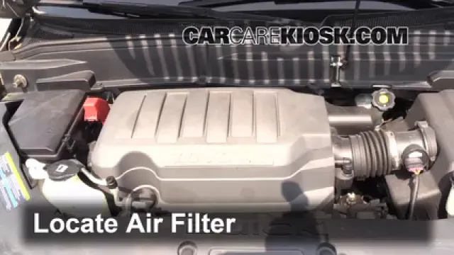 2008 Buick Enclave CXL 3.6L V6 Filtre à air (moteur) Changement